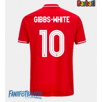 Nottingham Forest Morgan Gibbs-White #10 Tricou Fotbal Replică 2025-26 Barbati Acasa